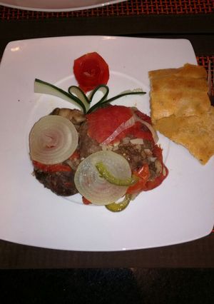 Una foto de Carne a la masa