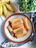 Popia Pisang Coklat#kudapan#minggu4#maratonraya