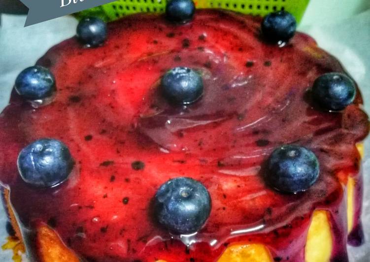 Bagaimana Menyiapkan Cheesecake Blueberries, Sempurna