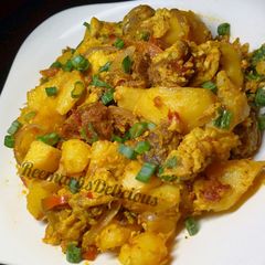 Potato And Scrambled Eggs A picture of Potato And Scrambled Eggs.