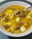Sopa de menudillos