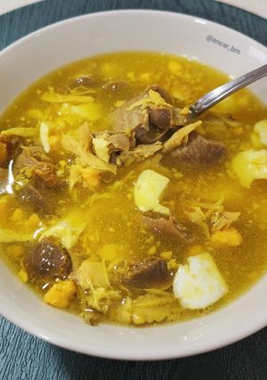 Una foto de Sopa de menudillos