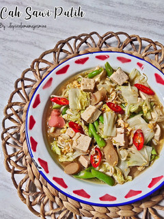 Foto resep Cah Sawi Putih