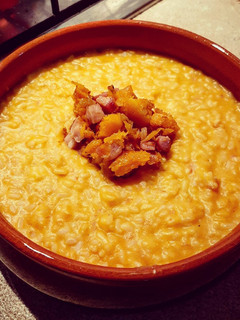 Foto di Risotto zucca e pancetta affumicata