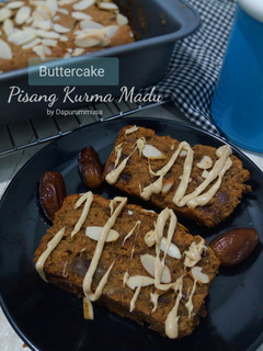 Foto resep Buttercake Pisang Kurma Madu / Banana Buttercake