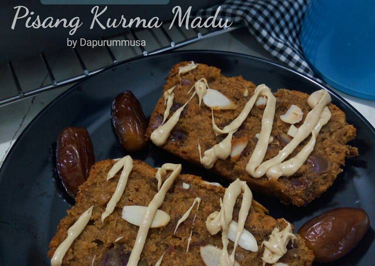 Buttercake Pisang Kurma Madu / Banana Buttercake