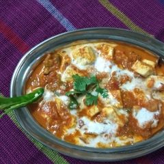 A picture of Dhaba style paneer.