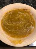 Sopa crema calabaza, leche de coco y curry