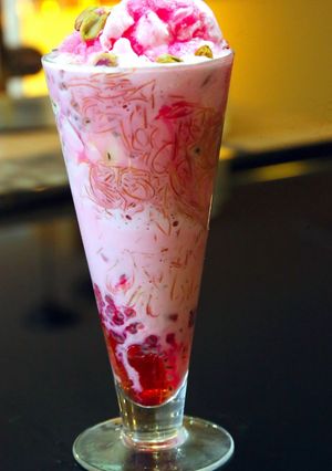 A picture of Rooh Afza Falooda Milkshake.