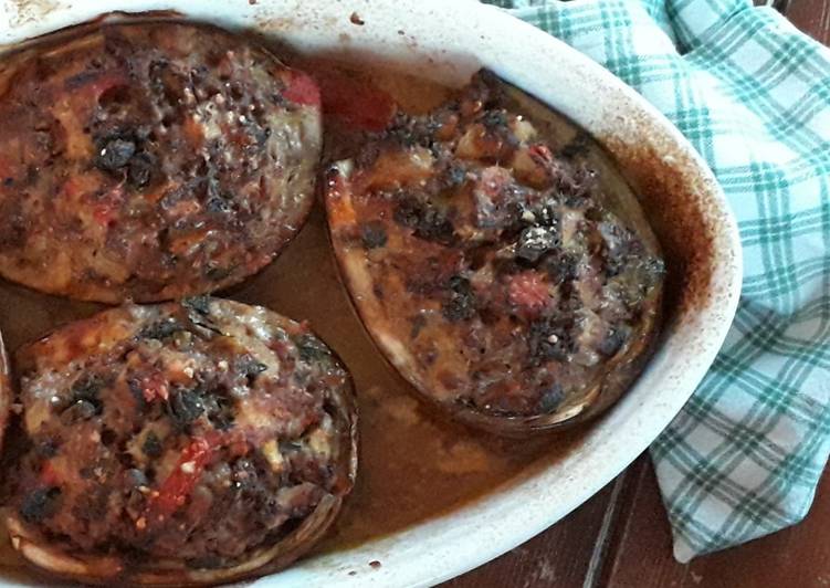 Melanzane ripiene di carne