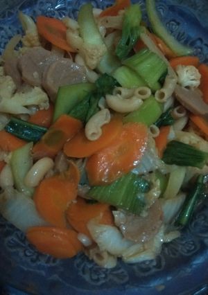 Foto resep Capcay sayur macaroni