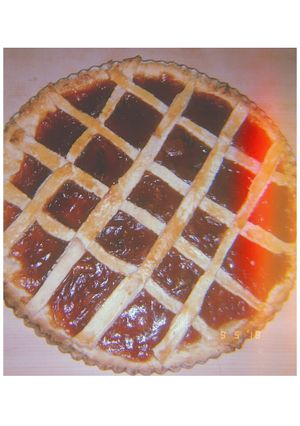 Una foto de PastaFlora con Dulce de Membrillo