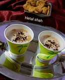 Hot Coffee with Cocoa Powder