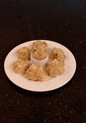 A picture of Juicy Chicken Meatballs.