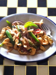 Una foto de Fajitas de pollo