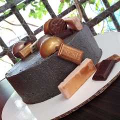 Una foto de Pastel de chocolate