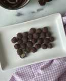 Arándanos con chocolate vegano