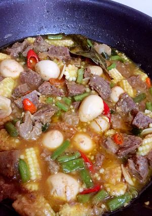 Foto resep sayur daging sapi manis gurih