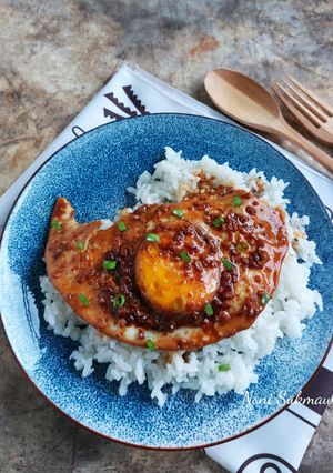 Foto resep Nasi Telur Kecap Khas Pontianak