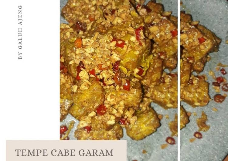 Resep Tempe cabe garam, Lezat