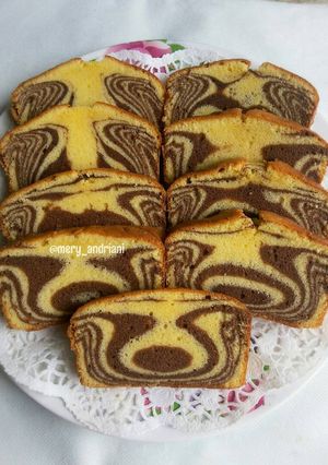 Foto resep Bolu Macan/Marmer Cake