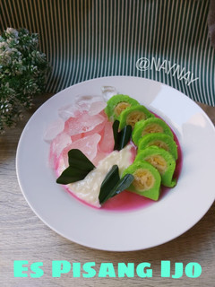 Foto resep Es Pisang Ijo Khas Makassar