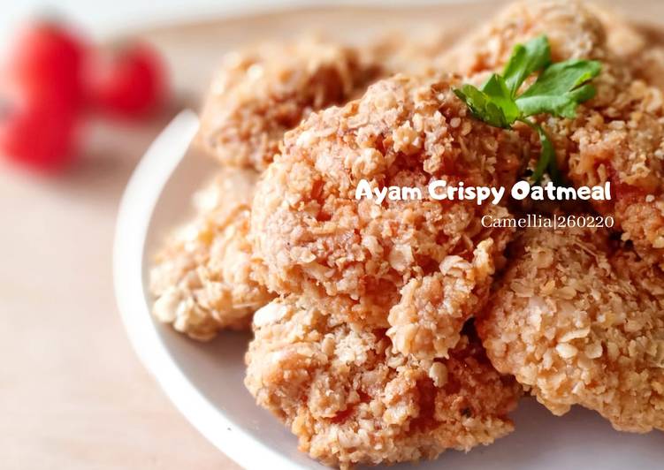 Bagaimana Menyiapkan Ayam Crispy Oatmeal Anti Gagal