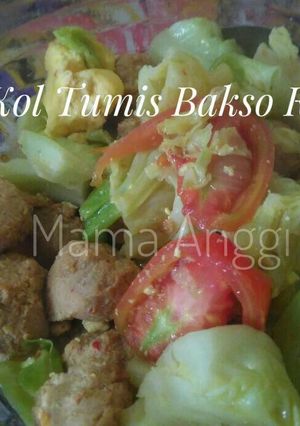 Foto resep Kol Tumis Bakso Keto