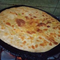 A picture of Chicken qeema paratha.