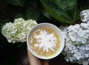 Hình của món Nấu chè bưởi trân châu siêu đơn giản.