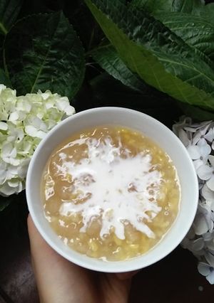 Hình của món Nấu chè bưởi trân châu siêu đơn giản.