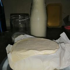 A picture of Homemade Butter (and buttermilk) recipe.