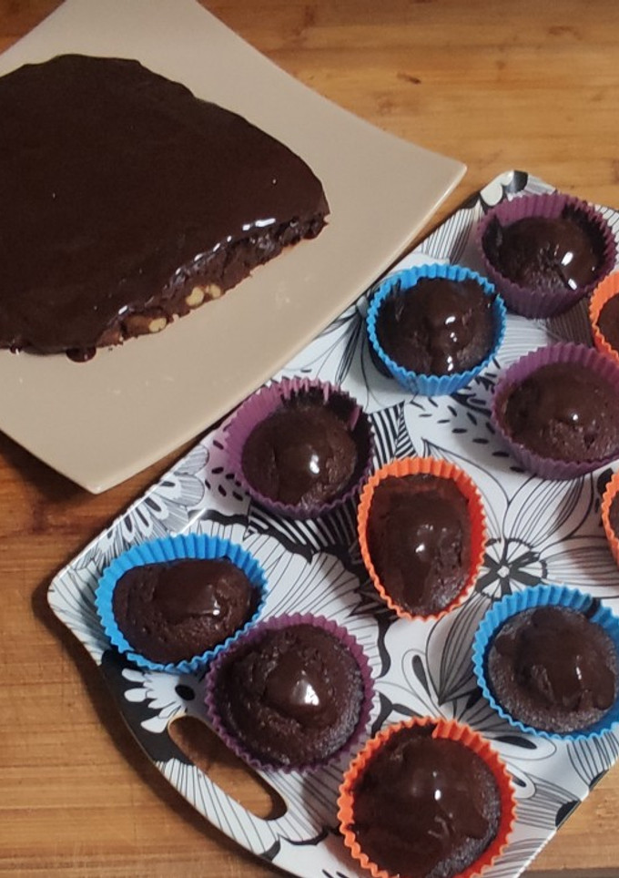 Una foto de Brownie & Coulant de chocolate