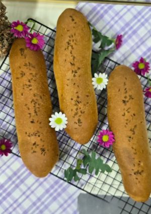 عکسی از دستور نان باگت زیره ای
