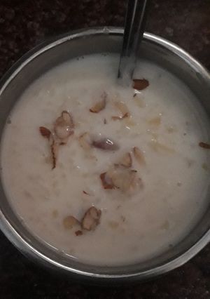 A picture of Rice kheer.