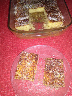 صورة لوصفة بسبوسة