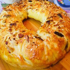 Sweet Wool Roll Bread A picture of Sweet Wool Roll Bread.