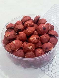 Foto resep Red Velvet Almond Mini Cookies