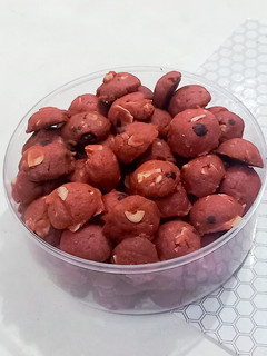 Foto resep Red Velvet Almond Mini Cookies