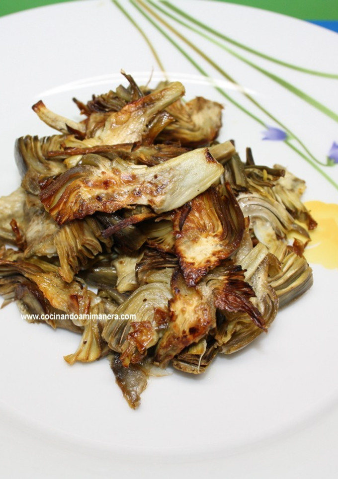 Una foto de Alcachofas al horno