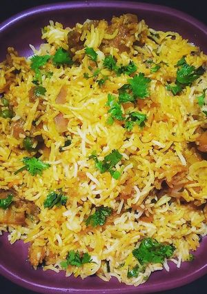 A picture of Veg biryani.