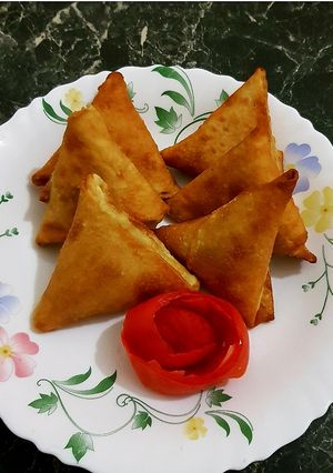A picture of Vegetable Samosa.