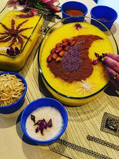 عکسی از دستور شله زرد