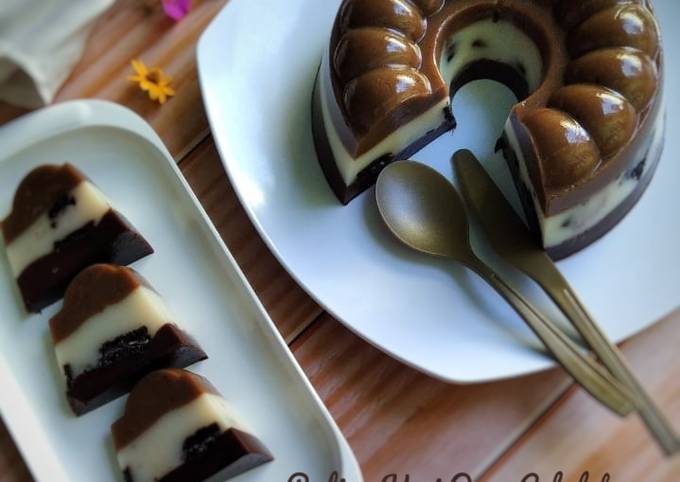 286. Puding Kopi Oreo Cokelat