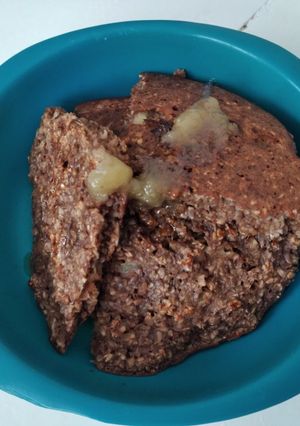 Una foto de Tortilla de avena sabor banana y chocolate
