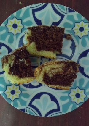 Una foto de Budín marmolado