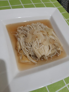 Foto resep Jamur Enoki Tahu Saus Tiram