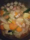 Sop sosis makaroni