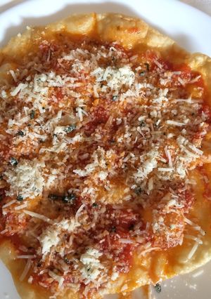 Una foto de Pizza frita