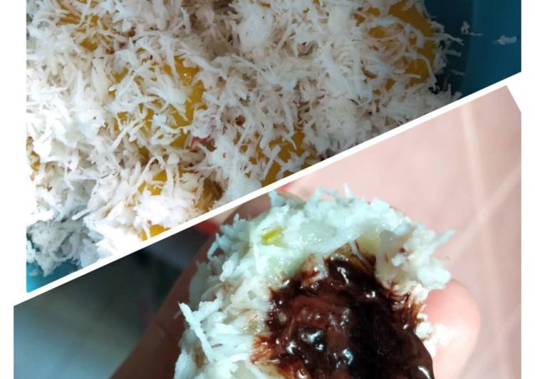 Klepon isi coklat